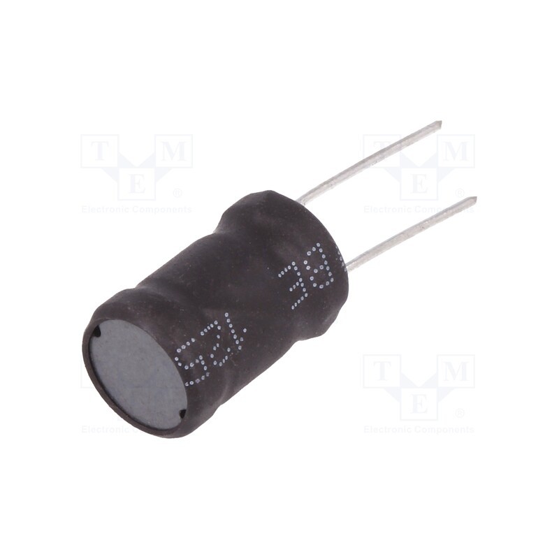 2 pcs x FERROCORE - COIL1016-2.2 - Inductor: wire, THT, 2.2mH, 650mA, ±10%, Ø11.5x17.5mm, vertical