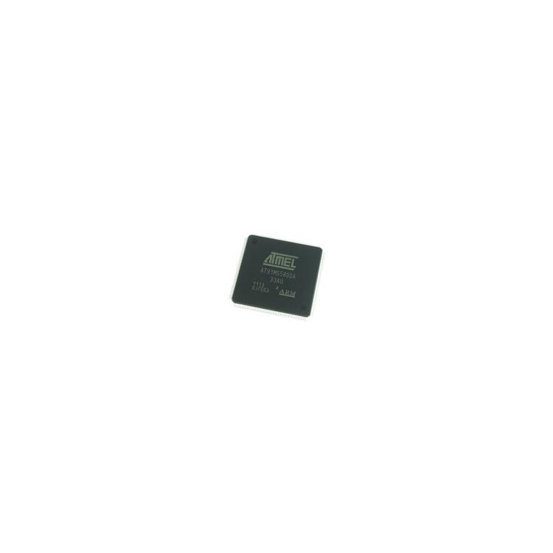 1 pcs : AT91M55800A-33AU - ARM Microcontrollers - MCU LQFP IND TEMP