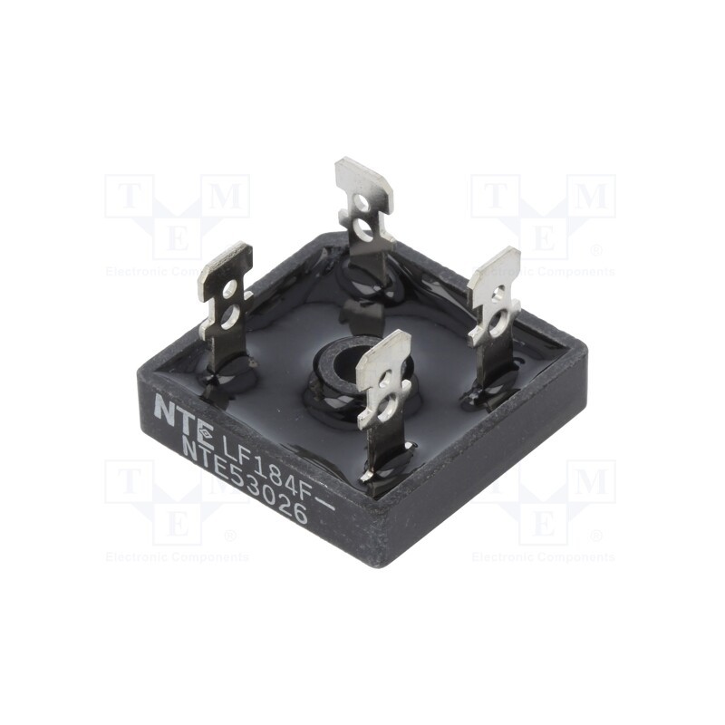 1 pcs x NTE Electronics - NTE53026 - Bridge rectifier: single-phase, Urmax: 600V, If: 35A, Ifsm: 400A
