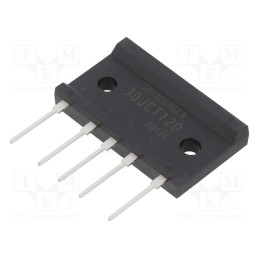 1 pcs x SHINDENGEN - D30JCT120V-7500 - Bridge rectifier: three-phase, Urmax: 1.2kV, If: 30A, Ifsm: 300A