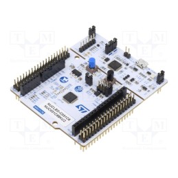 1 pcs x STMicroelectronics - NUCLEO-C031C6 - Dev.kit: STM32, STM32C031C6T6, Add-on connectors: 2, base board