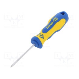 1 pcs x C.K - T4723-0 - Screwdriver, Pozidriv®, PZ0, Triton XLS, Blade length: 60mm