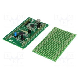 1 pcs x STMicroelectronics - STM32F0DISCOVERY - Dev.kit: STM32, STM32F051R8T6, pin strips,USB B mini