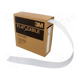 1 rol x 3M - 3625/50 (100FT) - Wire: ribbon, 1mm, stranded, Cu, unshielded, PVC, grey, 30.5m