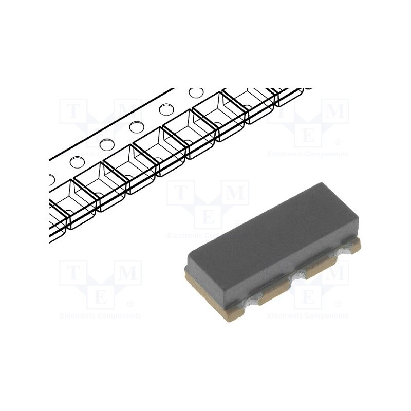 2 pcs x SR PASSIVES - ZTTCC4.00MG - Resonator: ceramic, 4MHz, SMD, 7.4x3.4x1.8mm, Tol: ±0.5%