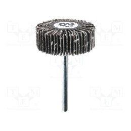 1 pcs x PG MINI - M.3030 - Flap grinding wheels, Ø: 30mm, Ø: 3mm, W: 10mm, grain 80