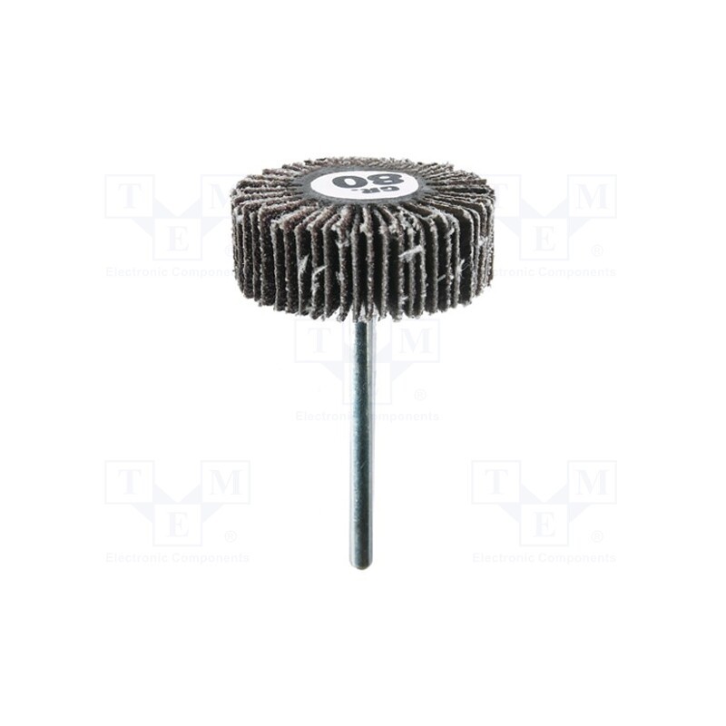 1 pcs x PG MINI - M.3030 - Flap grinding wheels, Ø: 30mm, Ø: 3mm, W: 10mm, grain 80