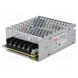 1 pcs x MEAN WELL - RS-35-24 - Power supply: switched-mode, for building in,modular, 35W, 24VDC