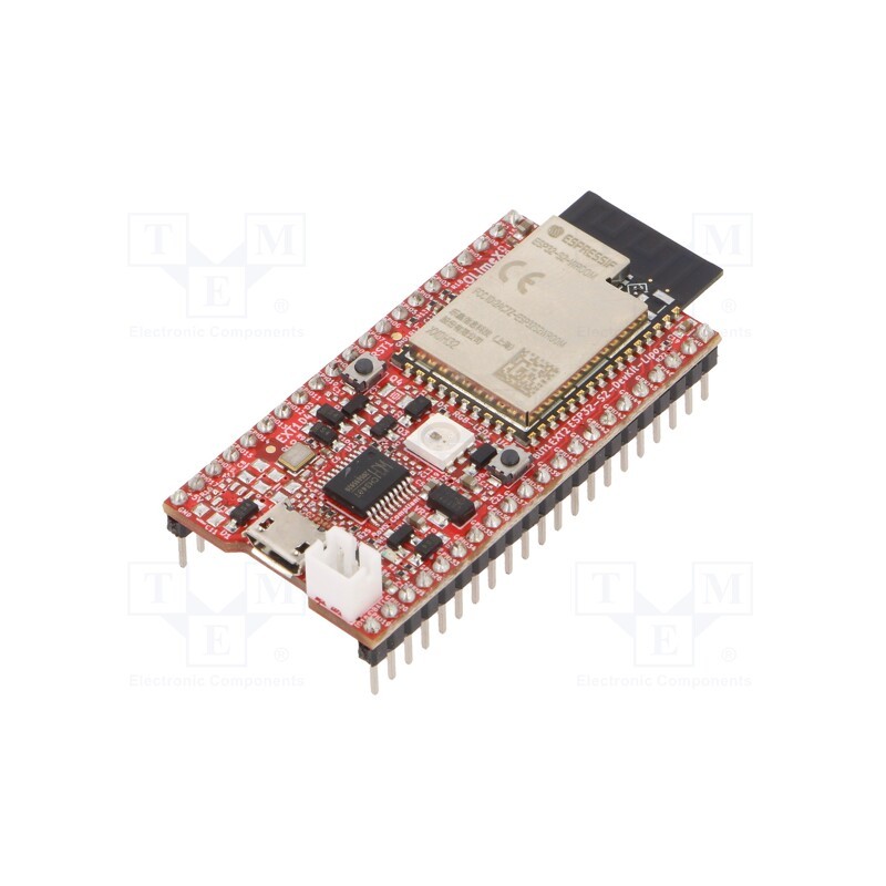 1 pcs x OLIMEX - ESP32-S2-DEVKIT-LIPO - Dev.kit: WiFi, USB,WiFi, CH340T,ESP32-S2-WROOM, prototype board