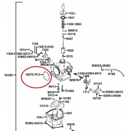 Carburetor gasket kymco maxxer mxu kxr 150 250 300