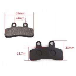 Brake pads set for scooter, cross motorcycle