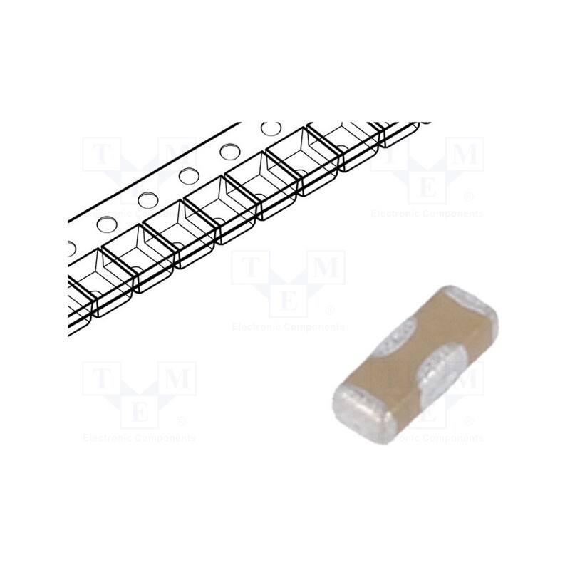 2 pcs x MURATA - NFM3DCC102R1H3L - Filter: anti-interference, SMD, 1205, 300mA, 50VDC, -20÷50%, 1nF