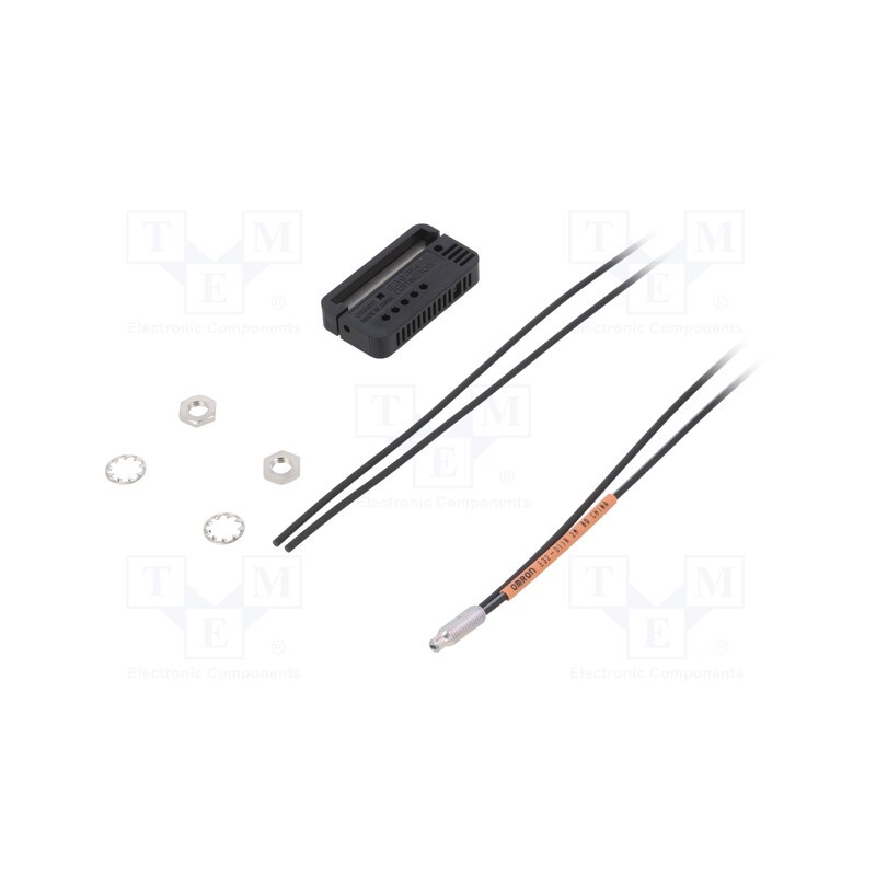 1 pcs x OMRON - E32-D11R 2M - Sensor: fiber-optic, Range: 820mm, Oper.mode: diffuse-reflective