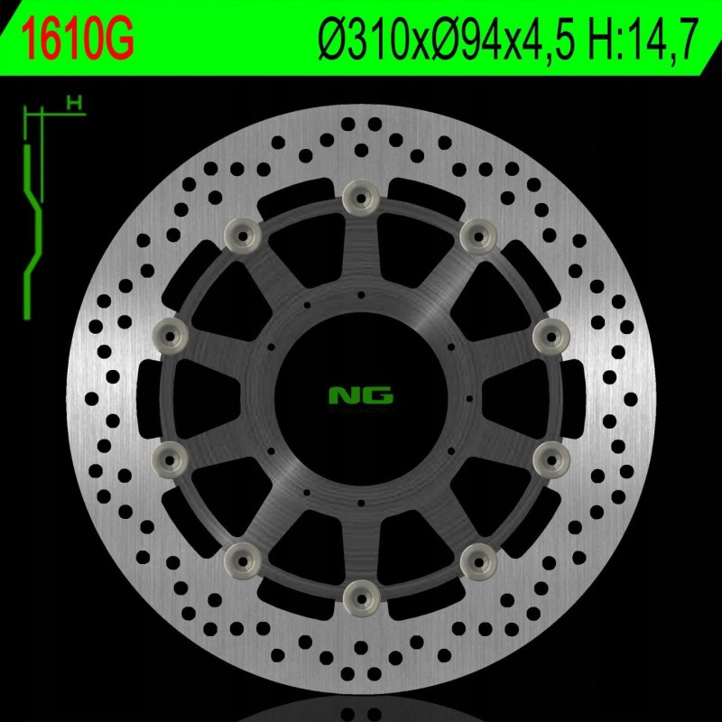 Brake disc ng 1610g