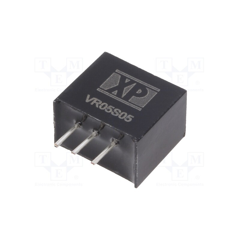 1 pcs x XP POWER - VR05S05 - Converter: DC/DC, Uin: 6.5÷36V, Uout: 5VDC, Iout: 500mA, SIP3, 850kHz