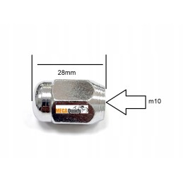 Wheel nut m10 10mm quad atv