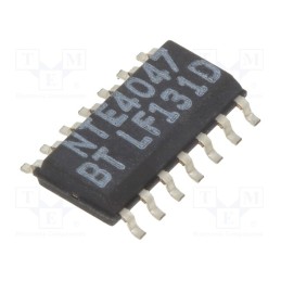 1 pcs x NTE Electronics - NTE4047BT - IC: digital, astable,monostable,multivibrator, CMOS, 3÷18VDC, SMD
