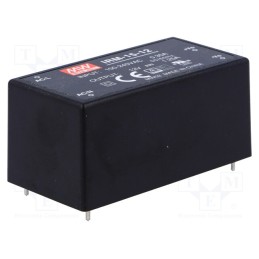 1 pcs x MEAN WELL - IRM-15-12 - Converter: AC/DC, 15W, 85÷264VAC, Usup: 120÷370VDC, Uout: 12VDC