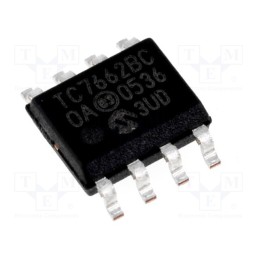 1 pcs x MICROCHIP TECHNOLOGY - TC7662BCOA - IC: PMIC, DC/DC converter, Uin: 1.5÷15VDC, Uout: -1.5÷-15VDC, 20mA