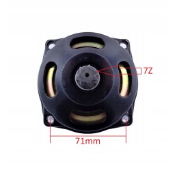 Clutch bell pocket bike quad 50cc 7 teeth 25h