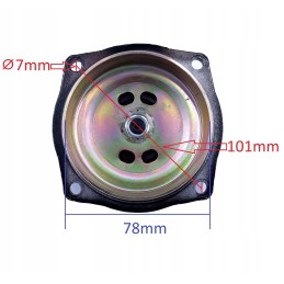 Clutch bell pocket bike quad 50cc 7 teeth 25h