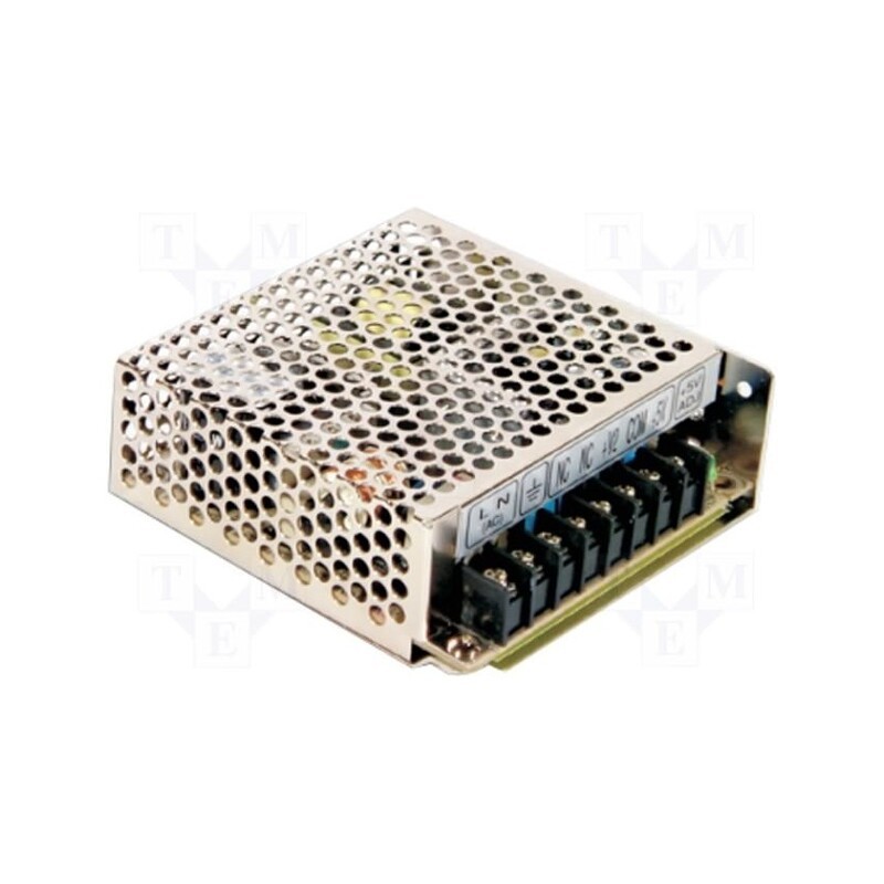 1 pcs x MEAN WELL - RQ-50D - Power supply: switched-mode, for building in,modular, 53.4W