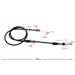 Throttle cable atv mikilon 180 h