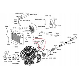 Kymco mxu 465 450 transmission ventilation pipe