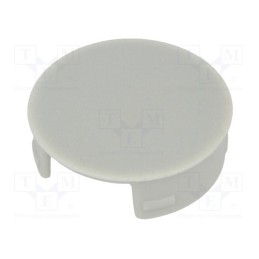 2 pcs x OKW - A3220007 - Cap, polyamide, grey, push-in, A3020,A3120