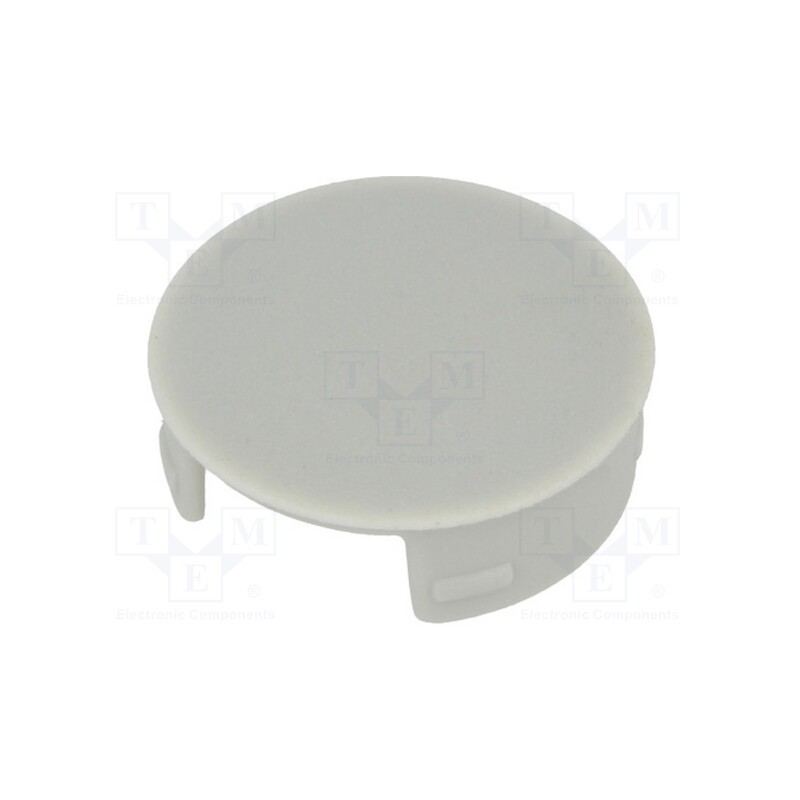 2 pcs x OKW - A3220007 - Cap, polyamide, grey, push-in, A3020,A3120