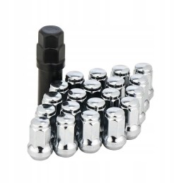 Chrome conical nuts for Polaris RZR1000 thread M12 20 pcs wrench