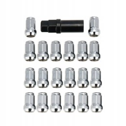 Chrome conical nuts for Polaris RZR1000 thread M12 20 pcs wrench
