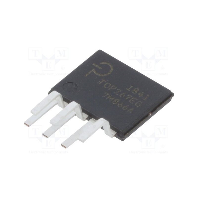 1 pcs x POWER INTEGRATIONS - TOP267EG - IC: PMIC, AC/DC switcher,SMPS controller, 59.4÷145kHz, eSIP-7C