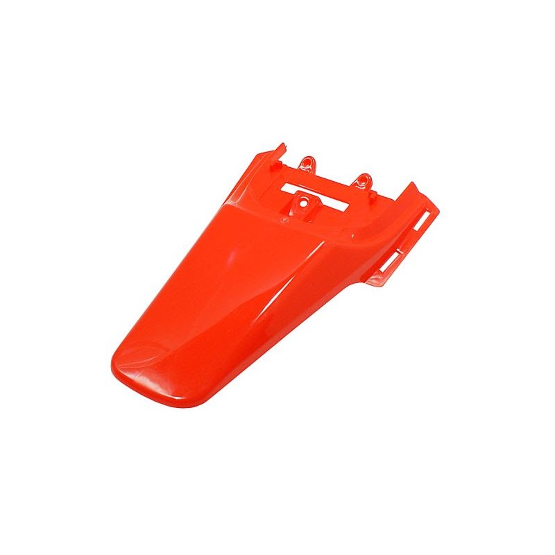 Red rear cross fender