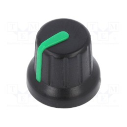 2 pcs x SR PASSIVES - - - Knob: slider, yellow, 24x11x10mm, Width shaft 4mm, plastic