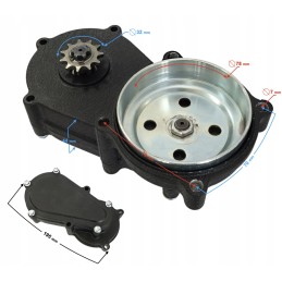 Drive cover for mini atv pocket cross gear