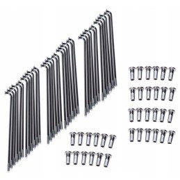 Wide wheel spoke, 36 pieces, set
