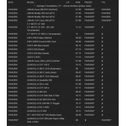 Sintermetal brake pads for cf moto allroad