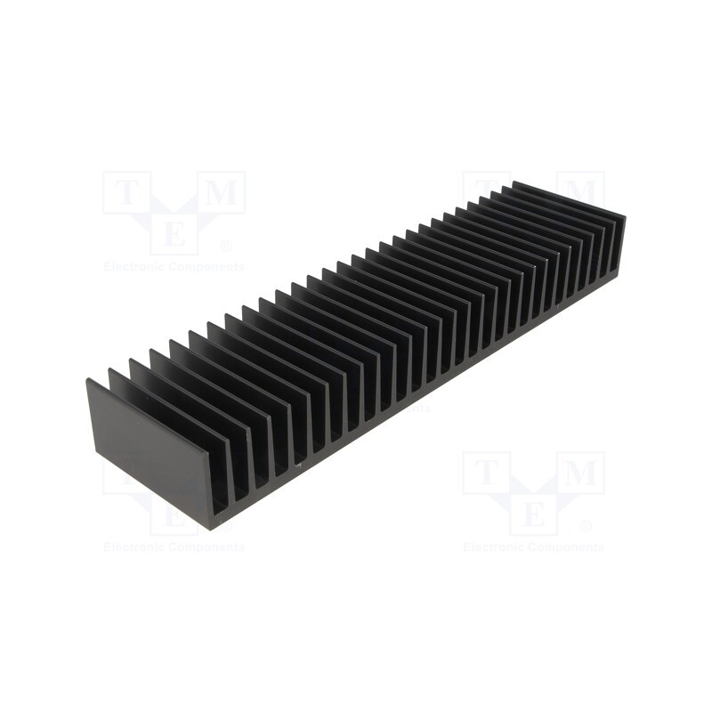 1 pcs x FISCHER ELEKTRONIK - SK42/50/SA - Heatsink: extruded, grilled, black, L: 50mm, W: 200mm, H: 25mm