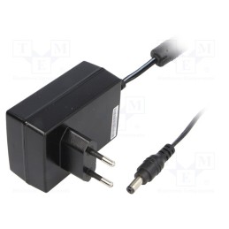 1 pcs x MEAN WELL - GST36E24-P1J - Power supply: switched-mode, plug, 24VDC, 1.5A, 36W, Plug: EU, 88.5%