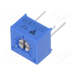 2 pcs x VISHAY - T73YP103KT20 - Potentiometer: mounting, single turn,horizontal, 10kΩ, 500mW