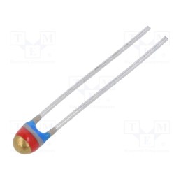 2 pcs x VISHAY - NTCLE100E3682JB0A - NTC thermistor, 6.8kΩ, THT, 3977K, -40÷125°C, ±5%, 500mW