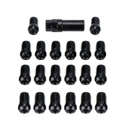 Black conical nuts for Polaris RZR1000 thread M12 20 pcs wrench