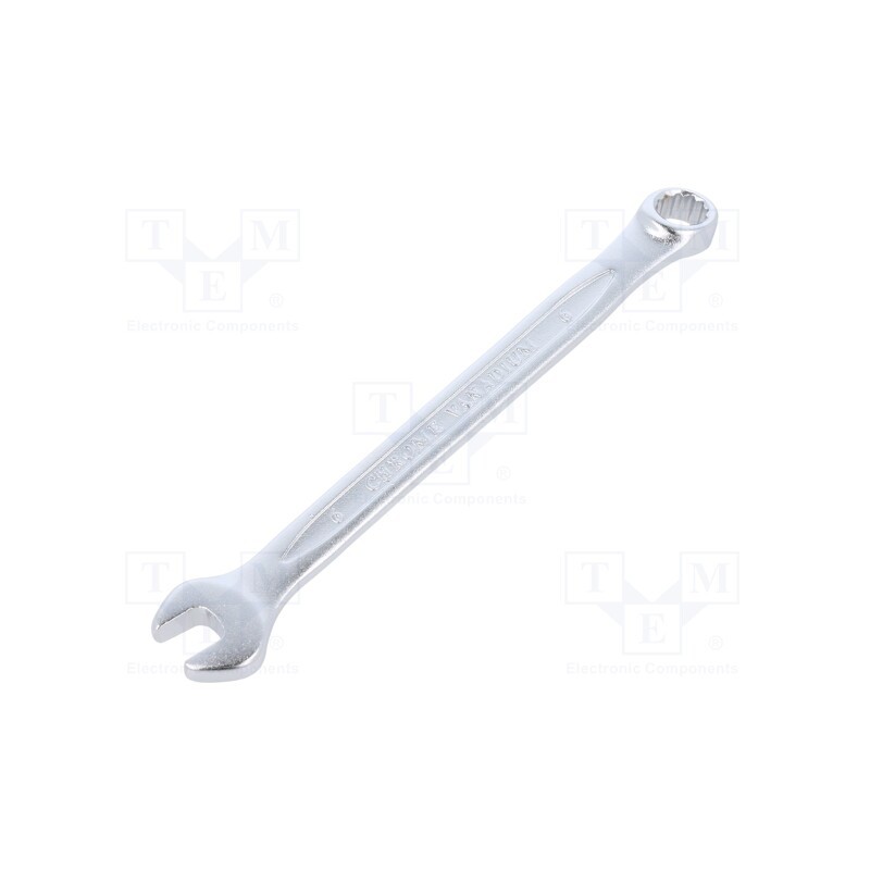 1 pcs x KING TONY - 1060-06 - Wrench, combination spanner, 6mm, Chrom-vanadium steel, L: 105mm