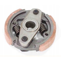 Pocket clutch, two HB wedge springs