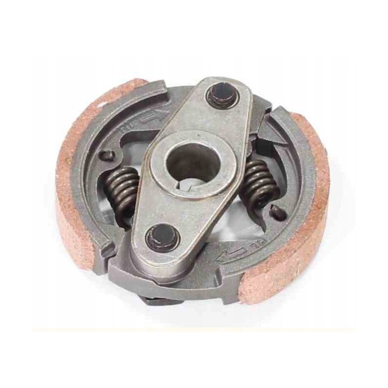 Pocket clutch, two HB wedge springs