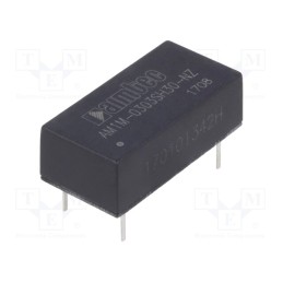 1 pcs x AIMTEC - AM1M-0303SH30-NZ - Converter: DC/DC, 1W, Uin: 2.97÷3.63V, Uout: 3.3VDC, Iout: 303mA