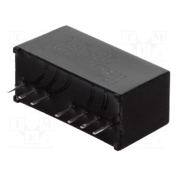 1 pcs x AIMTEC - AM1G-1215SH30Z - Converter: DC/DC, 1W, Uin: 9÷18V, Uout: 15VDC, Iout: 67mA, SIP8, THT