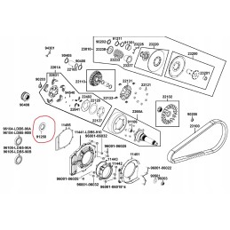Simering shaft seal Kymco MXU 500