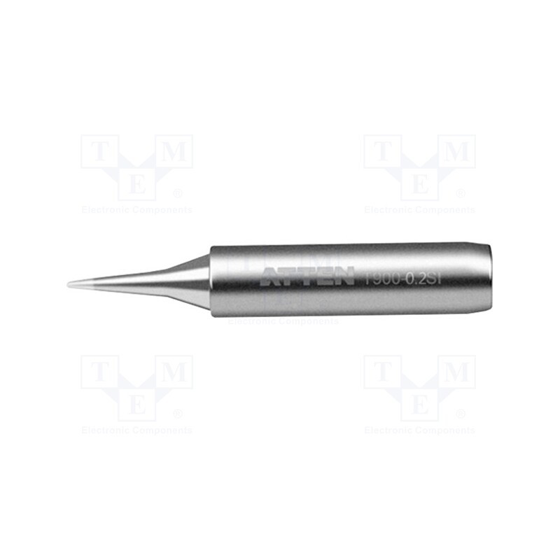 1 pcs x ATTEN - T900-0.2SI - Tip, conical, 0.2mm, for soldering iron,for soldering station